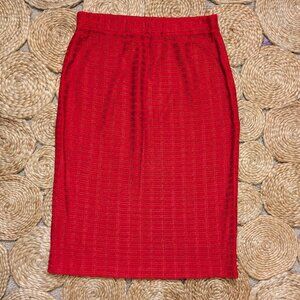 ST JOHN COLLECTION by Marie Gray red skirt vintage